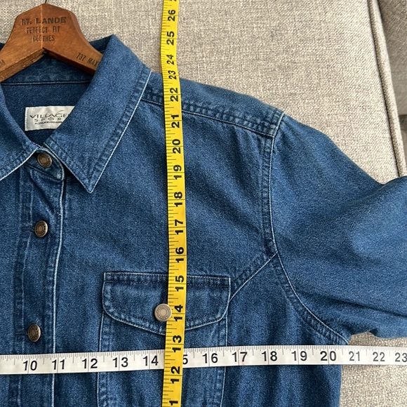 VINTAGE NWT Deadstock 90s Villager Sport Western Denim Jacket - Picture 9 of 9